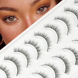 Obeyalash 3D-FR105 Natural Look 3D Eyelashes Natural False Lashes Strip Soft and Reusable Short Lashes Eyelash Extensions