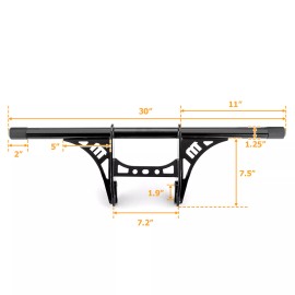 CB Front Engine Guard Highway Crash Bar w/Peg For 04+ Harley Sportster XL 883 1200