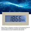 Motor Tachometer 10 to 9999 LCD Display Accurate Measurement RPM