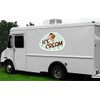 ICE Cream 3 12" Concession Decal Sign cart Trailer Stand