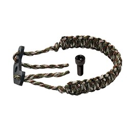 HZUTUZH Bow Archery Wrist Sling 250 Paracord - Multi Functional Survival Wrist Sling for Hunting & Shooting - No Stabilizer Needed - Successive Length Greater Then 20 Feet (Army CAMO)