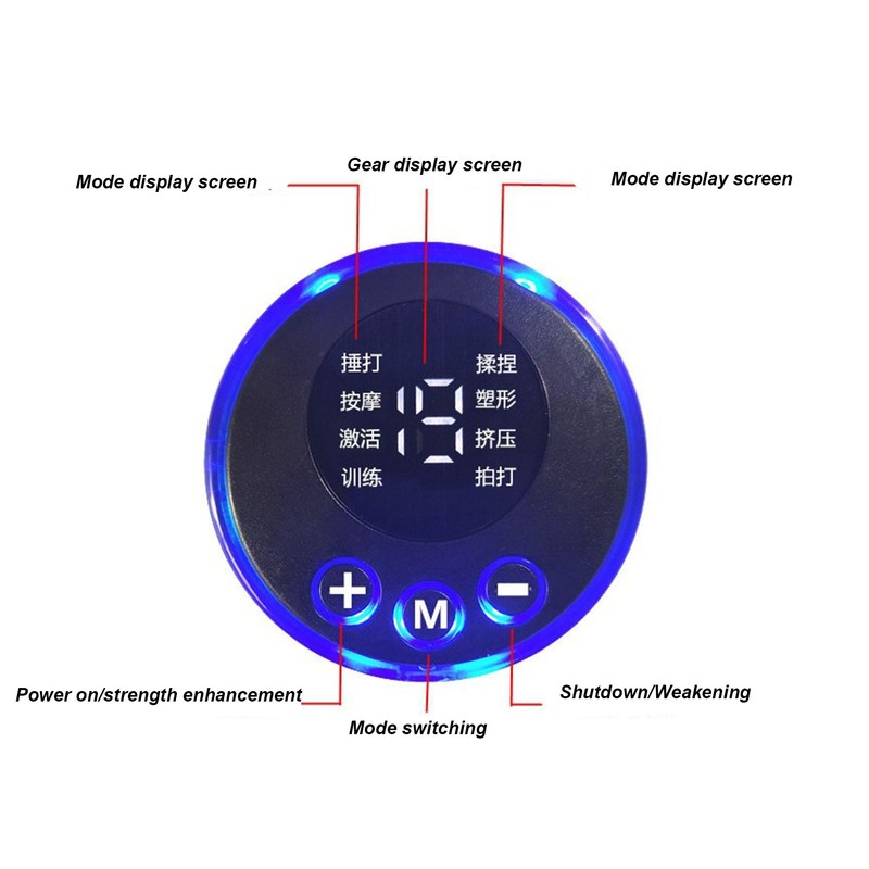 Foot Massager Pad Micro Current Foldable Foot Massager Mat with