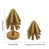 Wooden Cup Coaster Set, Tree Shape Creative Folding Heat Insulation