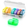 Jasezeo Pill Organizer 2 Times A Day, 7 Day Am
