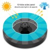 AISITIN Solar Power Bird Bath Fountain Pump Upgrade 1.5W Solar
