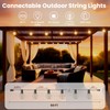 RTTY Outdoor String Lights 60 FT, Patio Lights with 32pcs