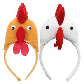 Healvian Rooster Headband for Cosplay Chick Hairband Adorable Design Unique Headbands Hair Accessories for Women