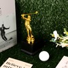 4 Pack Golf Trophy 6.7 x 3 Inch Gold Golfer