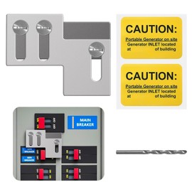 QYZZRS Generator Interlock Kit Compatible with Thomas & Betts, Challenger 150 or 200 Amp Panel,1 to 1 1/8 Inch Spacing Between Main and Branch Breaker,Professional Interlocking Kit (1)