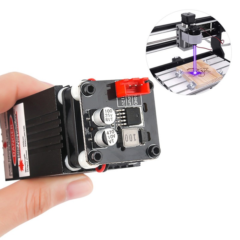 Engraving Laser Module Cutting Cutter Engraver Head Adjustable Focus 450nm