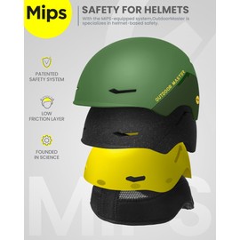 OutdoorMaster ELK MIPS Ski Helmet - Snow Sports Helmet Snowboard Helmet for Men Women and Youth