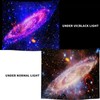 Psyhilar Blacklight Posters for Adults and Teens, Space Galaxy Backdrop