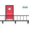 315mm x 105mm x 3mm premium composite aluminium Fire exit