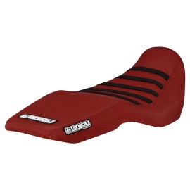 Honda 2016-2021 HONDA Grom MSX 125 SEAT COVER ENJOY MFG ALL MAROON  w/ BLACK RIBS #177