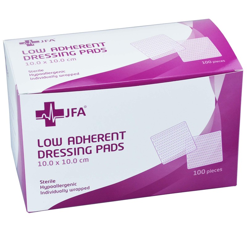 Low Adherent Sterile Absorbent Wound Dressing Pad 10cm x 10cm