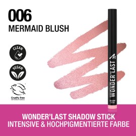 Manhattan Wonder'Last Shadow Stick 006 Mermaid Blush, Intense and Highly Pigmented Eyeshadow Pen