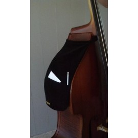 BassClefBibs Bass Bib in Elegant Black Velvet with Handy Pocket  pad double bass