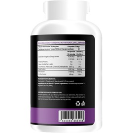 Wellthy Myo & D-Chiro Inositol 360 Cápsulas. Mezcla Óptima 40:1, 2400mg Myo Inositol y 60mg D-Chiro Inositol, Ingredientes 100% Naturales, Gluten Free, Sugar Free, Vegan.