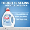 Persil Free & Sensitive Liquid Laundry Detergent, Unscented and Hypoallergenic