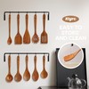 Teak Wooden Cooking Utensils Set, 10 Piece Premium Kitchen Cookware,