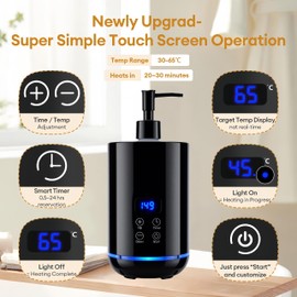 Massage Oil Warmer, Professional Oil Warmer for Massage,Automatic Lotion Warmer Oil Warmer Heater for Salon, Barber Shops, Home
