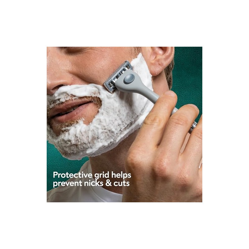 Wilkinson Sword Quattro Men’s Razor Handle, 1 Blade Refill |