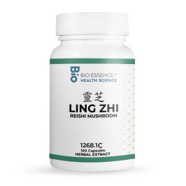 Bio Essence Health Science 1268.1C Ling Zhi,  Reishi Mushroom, 100 Capsules/bottl