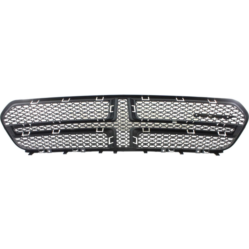 Evan-Fischer Grille Insert Compatible with 2014-2018 Dodge Durango Textured Black