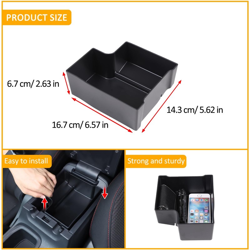 Daeiclru Center Console Organizer Tray Compatible with Subaru WRX 2022