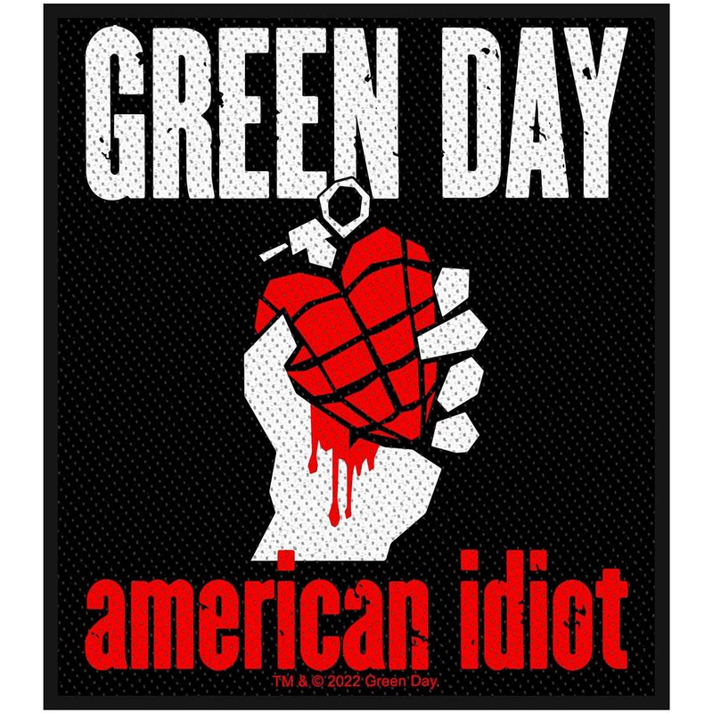 Razamataz Green Day American Idiot Patch, multicoloured