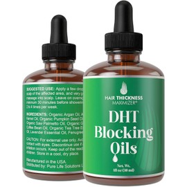Hair Thickness Maximizer Dht Blocker Para Mujeres Y Hombres - Vegano Espesante Hidratante Fortalecedor Serum Bloqueador Dht - Tratamiento Tópico De Aceite Del Cuero Cabelludo Para Cabello Seco Y