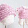 Etistta 17cm Doll Clothes with Hat, Glitter Knit Cap Top
