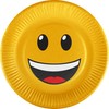 Heku Party Plates Smiley Pack of 10, Diameter Approx. 23