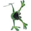 Sunset Vista Designs Outdoor Yard Decor - Green Metal Frog