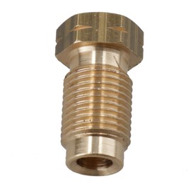 Brass Brake Pipe Fittings M10 x 1mm Male 10 Pack for 3/16" Pipe FL12