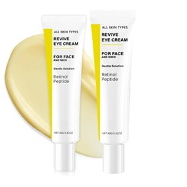 2PCS Revive Eye Cream For Face And Neck,Revive Eye Cream,Retinol Eye Creams Anti Aging With Retinol Peptide,Reduces Wrinkles Firming,Korean Eye Bag Remover