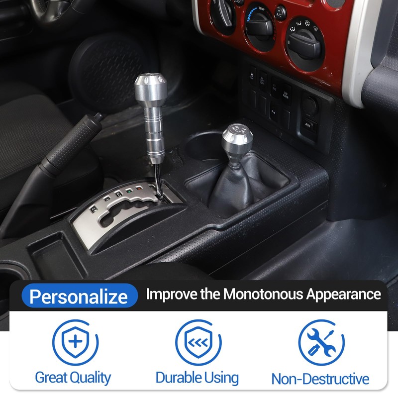Fgtagtal Compatible with Toyota FJ Cruiser 2007-2021 Car Gear Shifter