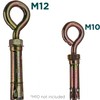 YoiYee M12 x 90mm Masonry Expansion Anchor Eye Bolt with
