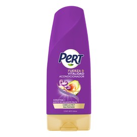 PERT, Acondicionador Keratina  Cabello fuerte, flexible y resistente a agresiones externas como el calor y la humedad, 360 ml