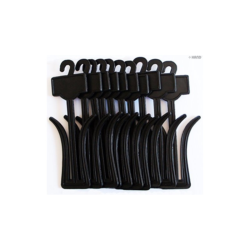 HAND ® HBS01 Plastic Black Shoe Slipper Display Hangers Drying