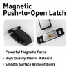 AUXBC 4Pcs Magnetic Push Latch, Heavy Duty Touch Release Cabinet