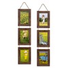 ccdcc 4x6 Collage Picture Frames Set of 2, Rustic Wooden