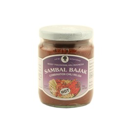Sambal Bajak (Bajak Chili Sauce Hot) - 9.17oz (Pack of 1)