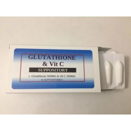 Nutritionalplus L-Glutathione 500MG & Vit C Suppositories - 15 Count