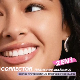 Minimeli Corrector En Lápiz 2 En 1 Alta Cobertura Waterproof