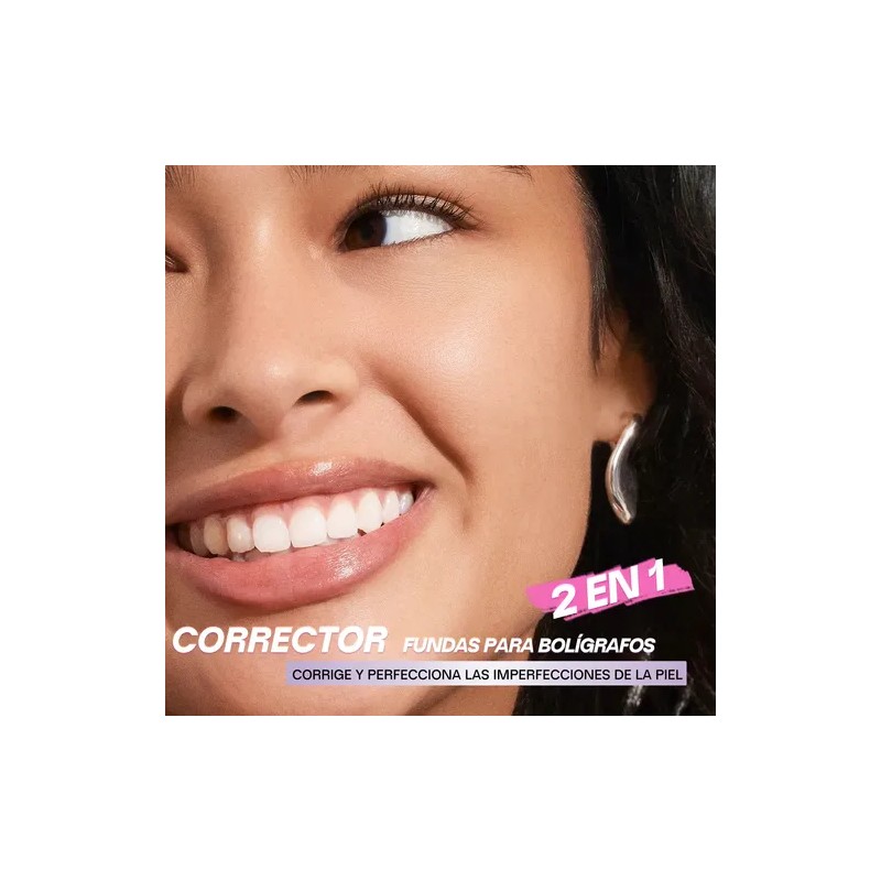 Minimeli Corrector En Lápiz 2 En 1 Alta Cobertura Waterproof