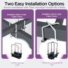Sebnux Galvanized Steel Adjustable Boat Trailer Guide with PVC Pipes