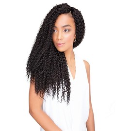 Janet Collection REMY ILLUSION Bohemian 3PC 4x4 Free Part - Lace Closure - Wavy (Ombre Off Black/Strawberry Blonde OET1B/27)