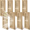 Landical 8 Pcs Red Oak Wood Floor Register Vent 4