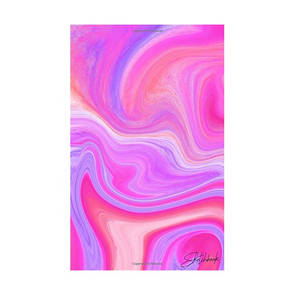 Sketchbook: Small Sketch Book Marble for Drawing Travel Blank Paper